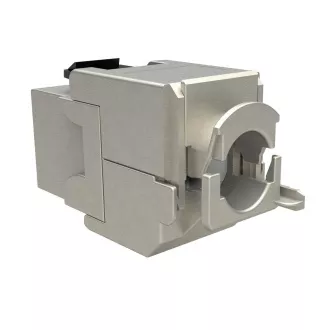 MULTIPACK 24 szt. - samogwintujący keystone Solarix CAT6A STP SXKJ-10G-STP-BK-SA Component Level i 4PPoE