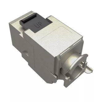 MULTIPACK 24 szt. - samogwintujący keystone Solarix CAT6A STP SXKJ-10G-STP-BK-SA Component Level i 4PPoE