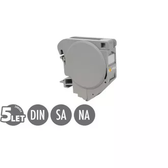 Uchwyt Keystone 1 x RJ45 na szynę DIN szary