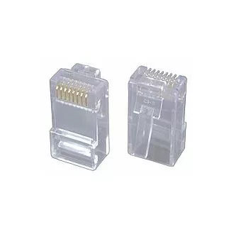 Złącze RJ45 CAT5E UTP 8p8c do licnu opakowanie 100szt.