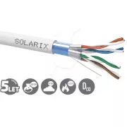 Kabel instalacyjny Solarix CAT6A FFTP LSOH Dca-s2,d2,a1 500m/zwój SXKD-6A-FFTP-LSOH