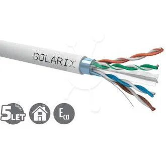 Kabel instalacyjny Solarix CAT6 FTP PVC Eca 500m/zwój SXKD-6-FTP-PVC Kabel instalacyjny Solarix CAT6 FTP PVC Eca 500m/zwój SXKD-6-FTP-PVC