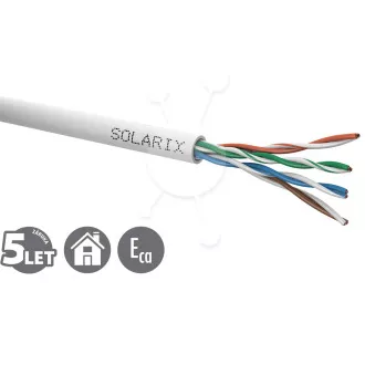 Kabel instalacyjny Solarix CAT5E UTP PVC Eca 500m/box SXKD-5E-UTP-PVC