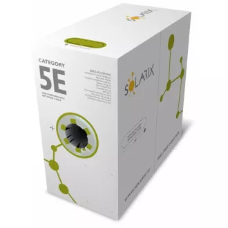 Kabel instalacyjny Solarix CAT5E UTP PVC Eca 500m/box SXKD-5E-UTP-PVC