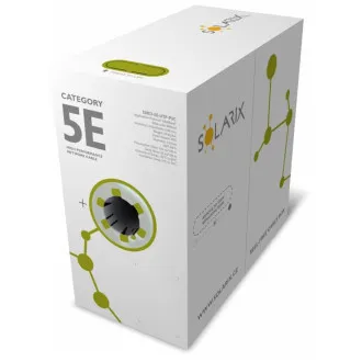 Kabel instalacyjny Solarix CAT5E UTP PVC Eca 500m/box SXKD-5E-UTP-PVC