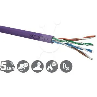 Kabel instalacyjny Solarix CAT5E UTP LSOH Dca-s1,d2,a1 500m/box SXKD-5E-UTP-LSOH Kabel instalacyjny Solarix CAT5E UTP LSOH Dca-s1,d2,a1 500m/box SXKD-5E-UTP-LSOH