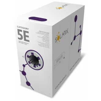 Kabel instalacyjny Solarix CAT5E UTP LSOH Dca-s1,d2,a1 500m/box SXKD-5E-UTP-LSOH Kabel instalacyjny Solarix CAT5E UTP LSOH Dca-s1,d2,a1 500m/box SXKD-5E-UTP-LSOH
