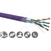 Kabel instalacyjny Solarix CAT5E FTP LSOH Dca-s1,d2,a1 500m/zwój SXKD-5E-FTP-LSOH
