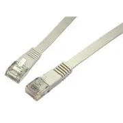 SOLARIX kabel krosowy płaski CAT5E UTP LSOH 0,5m szary
