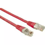 SOLARIX kabel krosowy CAT5E UTP PVC 0,5m czerwony