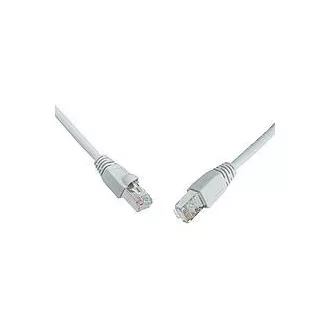 SOLARIX kabel krosowy CAT5E UTP PVC 3m szary odporny na zaczepy