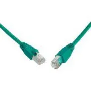 SOLARIX kabel krosowy CAT5E UTP PVC 2m zielony odporny na zaczepy