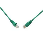 SOLARIX kabel krosowy CAT5E UTP PVC 3m zielony odporny na zaczepy
