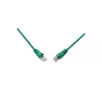 SOLARIX kabel krosowy CAT5E UTP PVC 3m zielony odporny na zaczepy