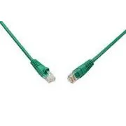 SOLARIX kabel krosowy CAT5E UTP PVC 3m zielony odporny na zaczepy