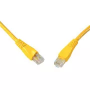 SOLARIX kabel krosowy CAT6 UTP PVC 2m żółty odporny na zaczepy