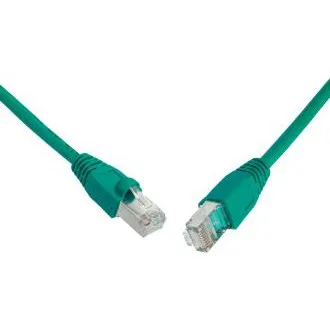 SOLARIX kabel krosowy CAT6 UTP PVC 1m zielony odporny na zaczepy SOLARIX kabel krosowy CAT6 UTP PVC 1m zielony odporny na zaczepy