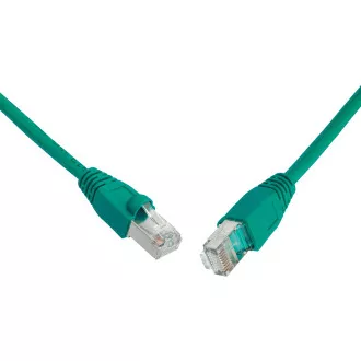 SOLARIX kabel krosowy CAT6 UTP PVC 5m zielony odporny na zaczepy