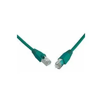 SOLARIX kabel krosowy CAT5E SFTP PVC 1m zielony odporny na zaczepy SOLARIX kabel krosowy CAT5E SFTP PVC 1m zielony odporny na zaczepy