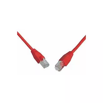 SOLARIX kabel krosowy CAT5E SFTP PVC 1m czerwony