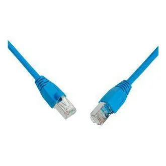 SOLARIX kabel krosowy CAT6 SFTP PVC 2m niebieski odporny na zaczepy