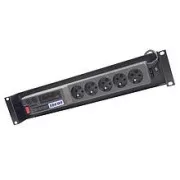 Panel zasilania ACAR A-504, 3 m, 5 pozycji, zabezpieczenie nadprądowe, szafa rack 19"