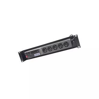 Panel zasilania ACAR A-504, 3 m, 5 pozycji, zabezpieczenie nadprądowe, szafa rack 19" Panel zasilania ACAR A-504, 3 m, 5 pozycji, zabezpieczenie nadprądowe, szafa rack 19"
