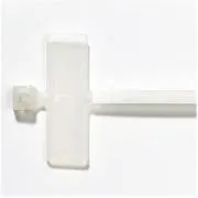 Zwijana taśma z etykietą 2,4x103 mm, biała, 100 szt.