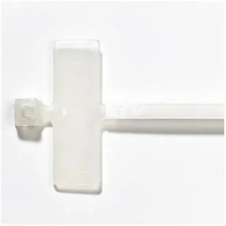 Zwijana taśma z etykietą 2,4x103 mm, biała, 100 szt. Zwijana taśma z etykietą 2,4x103 mm, biała, 100 szt.