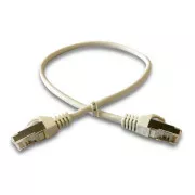 DATACOM Patch cord S/FTP CAT6A 0,5m szary