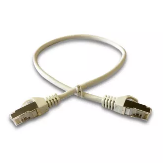 DATACOM Patch cord S/FTP CAT6A 0,5m szary