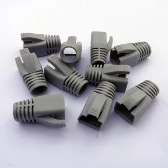 Zaślepka DATACOM do RJ45 (CAT6A, CAT7) szara (10szt)
