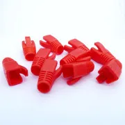 Zaślepka DATACOM do RJ45 (CAT6A, CAT7) czerwona (10szt.)