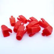 Zaślepka DATACOM do RJ45 (CAT6A, CAT7) czerwona (10szt.)