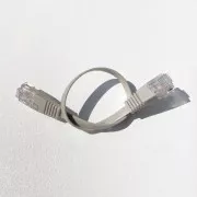 DATACOM Kabel krosowy UTP CAT6 0,25m szary płaski FLAT