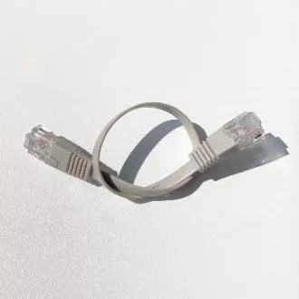 DATACOM Kabel krosowy UTP CAT6 0,25m szary płaski FLAT