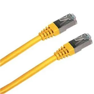 Kabel krosowy S/FTP, Cat6, 2xRJ45, 2 m, żółty Kabel krosowy S/FTP, Cat6, 2xRJ45, 2 m, żółty
