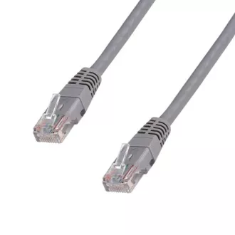DATACOM Patch cord UTP CAT6 0,25m szary