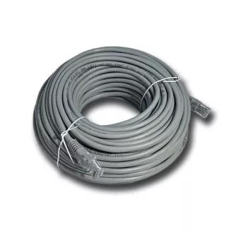 DATACOM Kabel krosowy 30m, UTP, Cat5e, RJ45, szary
