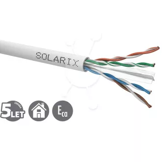 Kabel instalacyjny Solarix CAT6 UTP PVC Eca 500m/zwój SXKD-6-UTP-PVC Kabel instalacyjny Solarix CAT6 UTP PVC Eca 500m/zwój SXKD-6-UTP-PVC