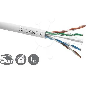 Kabel instalacyjny Solarix CAT6 UTP PVC Eca 500m/zwój SXKD-6-UTP-PVC Kabel instalacyjny Solarix CAT6 UTP PVC Eca 500m/zwój SXKD-6-UTP-PVC