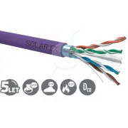 Kabel instalacyjny Solarix CAT6 FTP LSOH Dca-s2,d2,a1 500m/zwój SXKD-6-FTP-LSOH