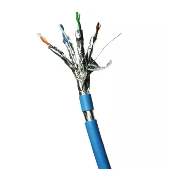 DATACOM F/FTP przewód CAT6A Eca LSOH 500m szpula niebieski