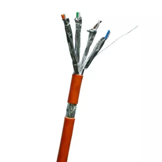 Przewód DATACOM S/FTP CAT7 LSOH 500m szpula pomarańczowy