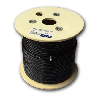 DATACOM S/FTP przewód CAT7 PE, Fca 100m, płaszcz czarny OUTDOOR