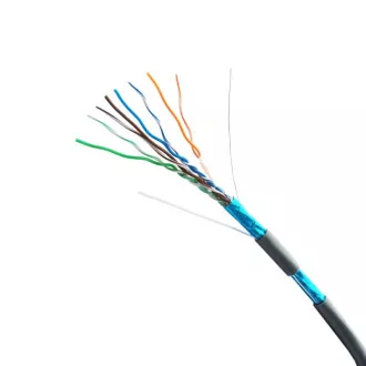 DATACOM FTP Kabel PVC Cat5e 100m (drut) szary