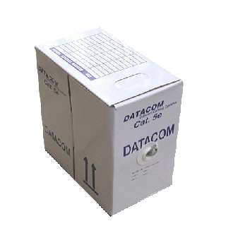 DATACOM Kabel UTP Cat5e PVC 305m (drut) czerwony