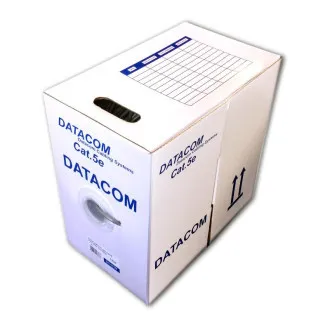 Kabel DATACOM FTP Cat5e PVC 305 m (linka), szary Kabel DATACOM FTP Cat5e PVC 305 m (linka), szary