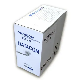 DATACOM UTP flex,Cat6 PVC,szary,305m,kabel DATACOM UTP flex,Cat6 PVC,szary,305m,kabel