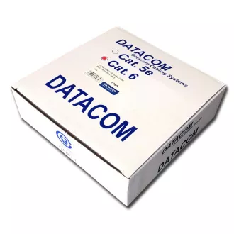 DATACOM UTP flex, Cat6 PVC, szary, 100m, kabel